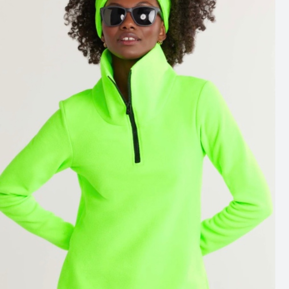 Dudley Stephens Prospect Pullover in Neon Green/Yellow, New, Never Worn, XS